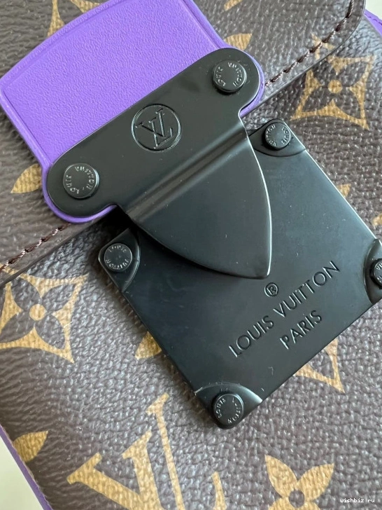 WIS WALLET LOUIS S-LOCK WEARABLE VUITTON VERTICAL 0906